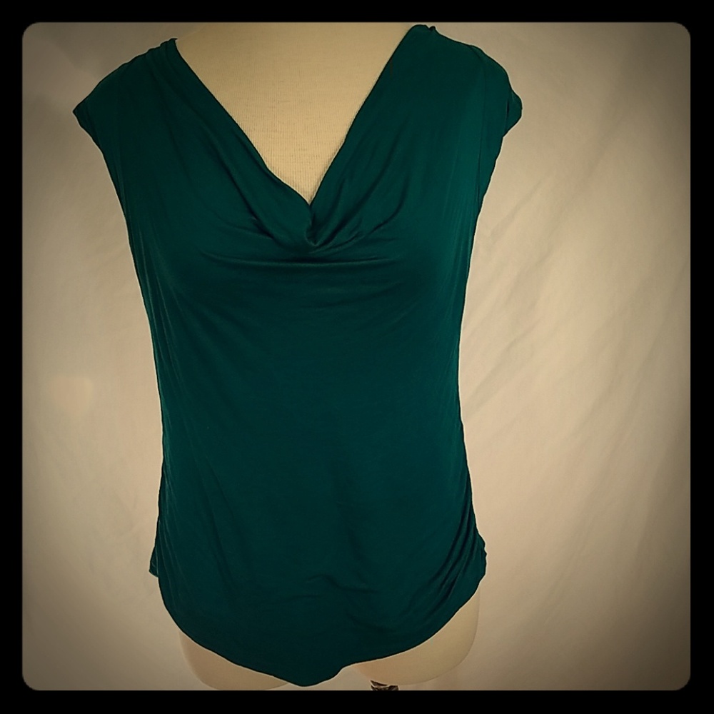 Green drape  front top